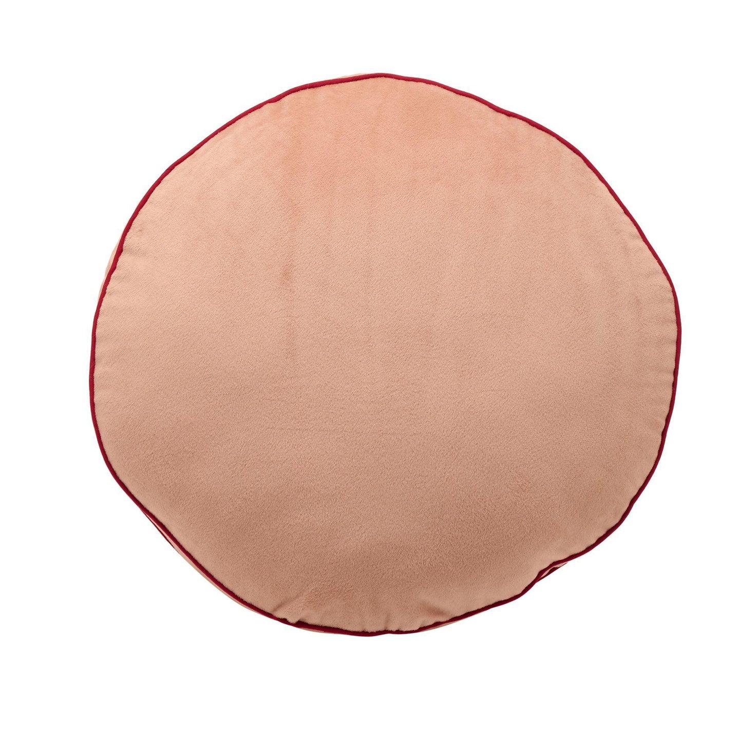 BEIGE - Back - Gingerbread Man Round Cushion 40 cm