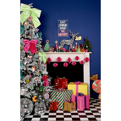 Gold - Back - Large Orange Sweetie Decoration