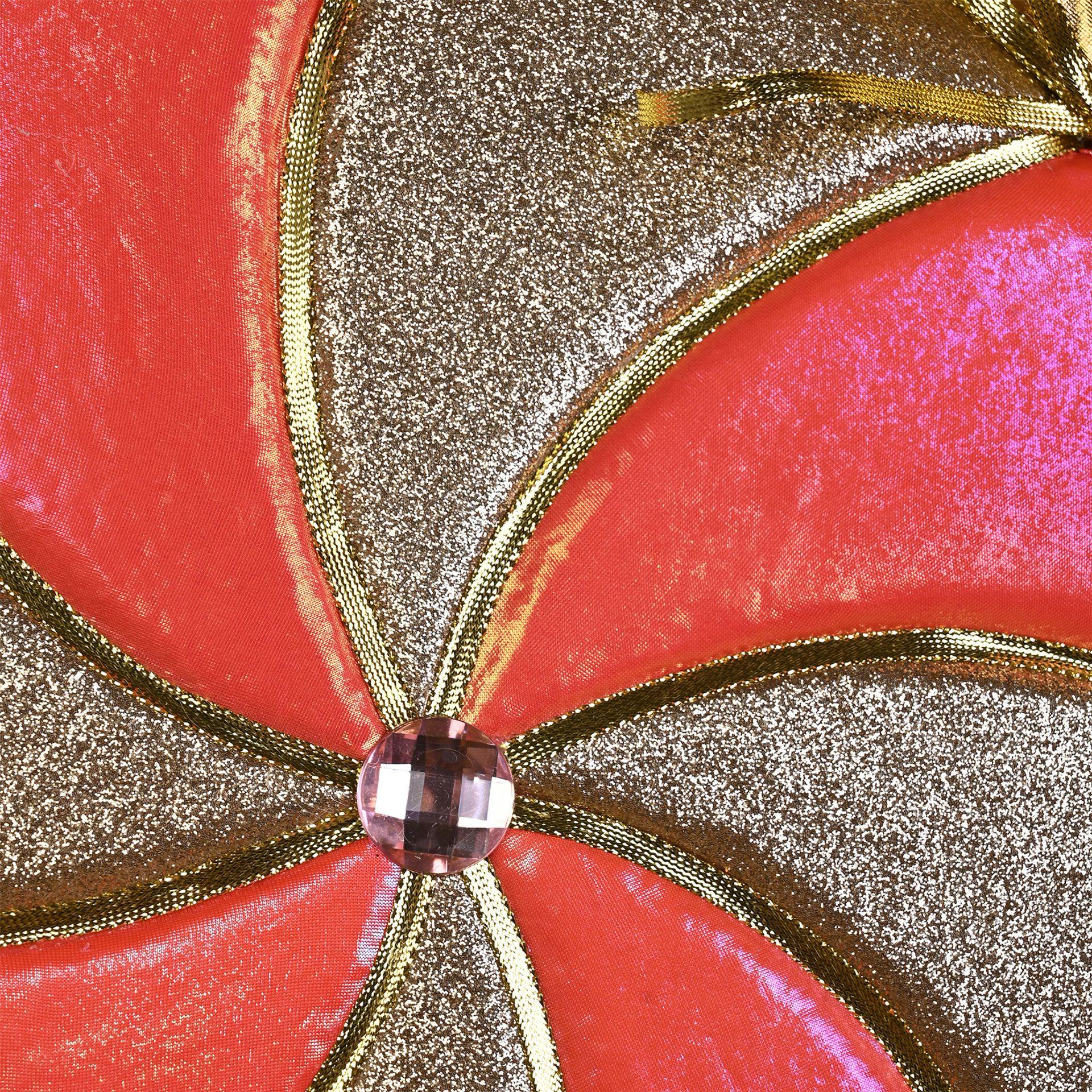 Gold - Side - Large Orange Sweetie Decoration