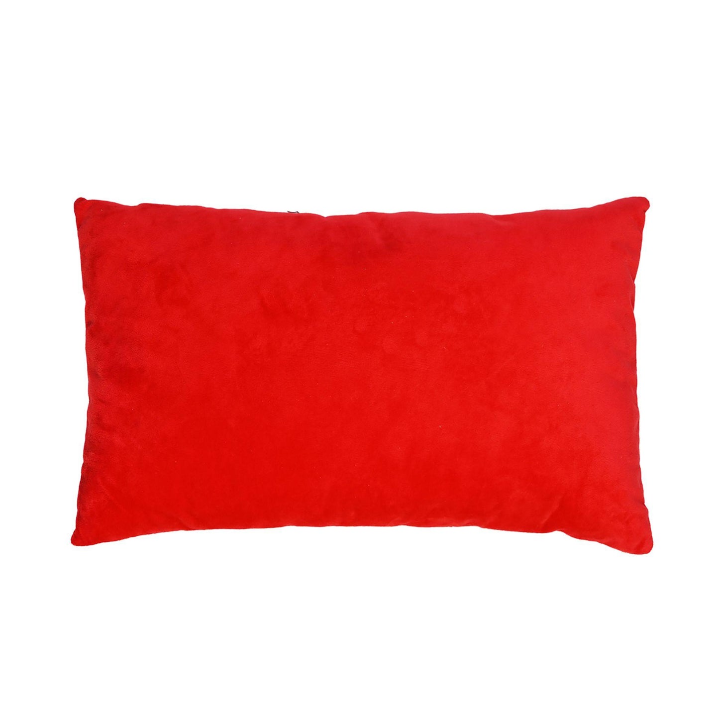 Red - Back - Santa & Friends Gingerbread Family Cushion