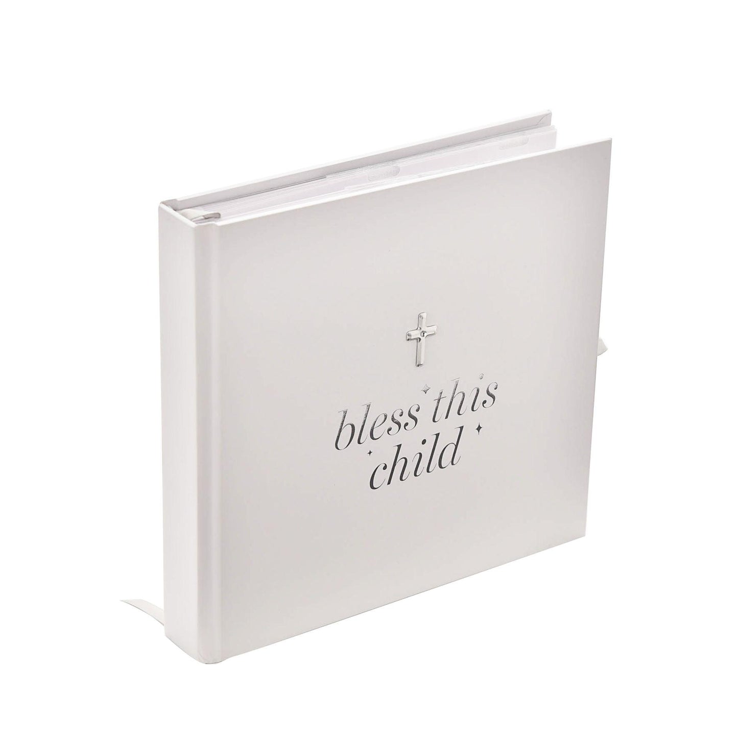 Grey - Side - Bambino Photo Album Bless This Child