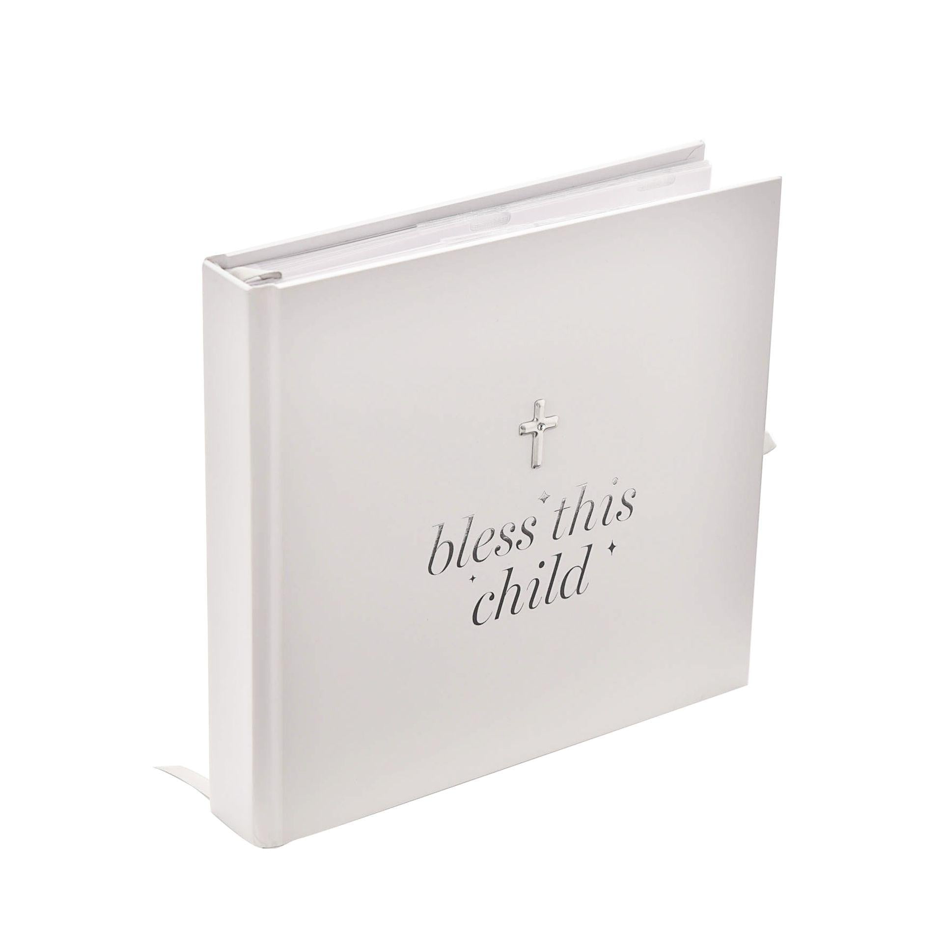 Grey - Side - Bambino Photo Album Bless This Child