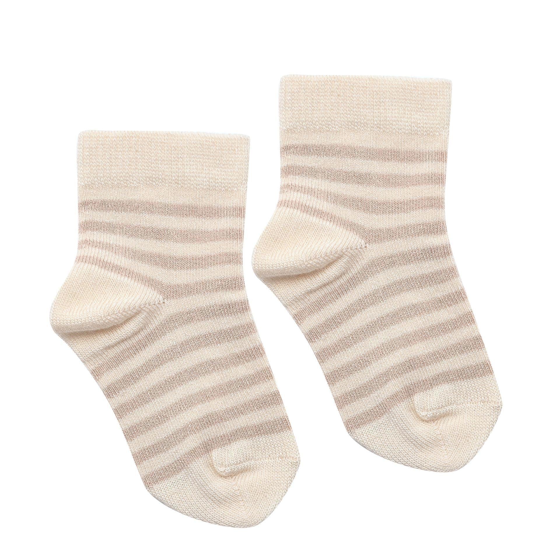Beige - Lifestyle - Bambino Socks Unisex Bear Gift Pack of 5 Pairs