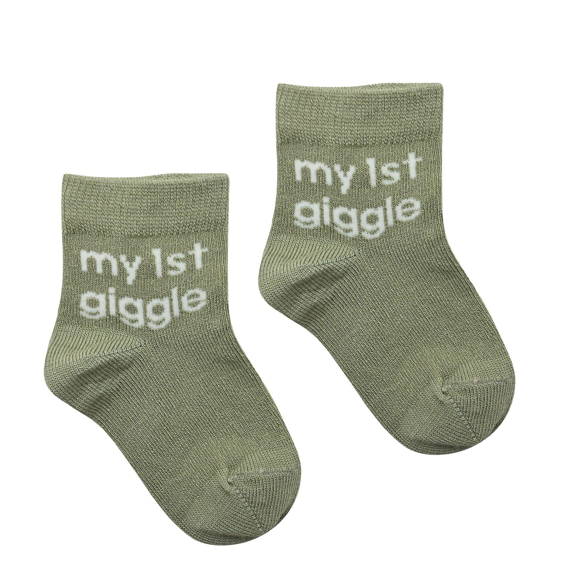 Various - Pack Shot - Bambino Socks My First Milestones 0-6M Pack of 5 Pairs