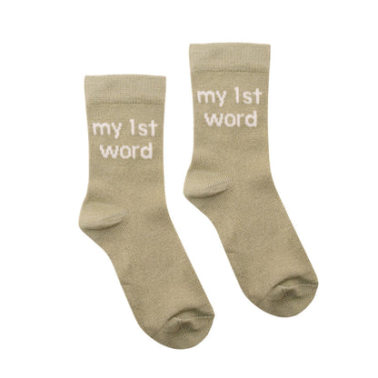 Various - Back - Bambino Socks My First Milestones 6-12 Months Pack of 5 Pairs
