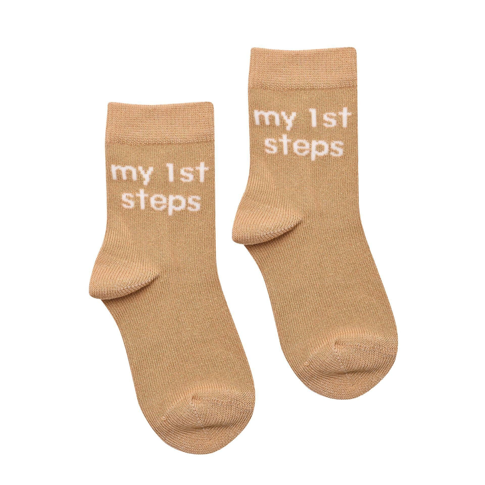 Various - Side - Bambino Socks My First Milestones 6-12 Months Pack of 5 Pairs