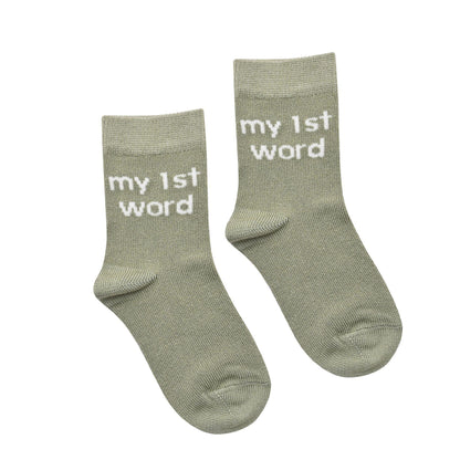 Various - Lifestyle - Bambino Socks My First Milestones 6-12 Months Pack of 5 Pairs
