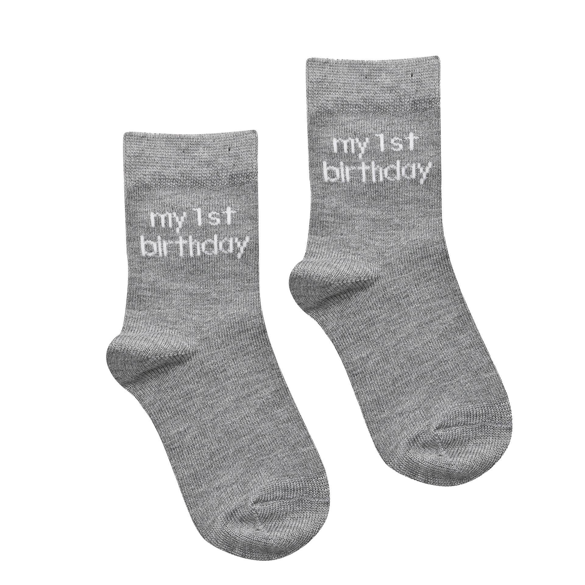 Various - Pack Shot - Bambino Socks My First Milestones 6-12 Months Pack of 5 Pairs