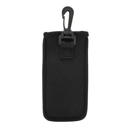 Black - Back - Harvey Makin Mad Man Neoprene Golf Ball Carry Bag