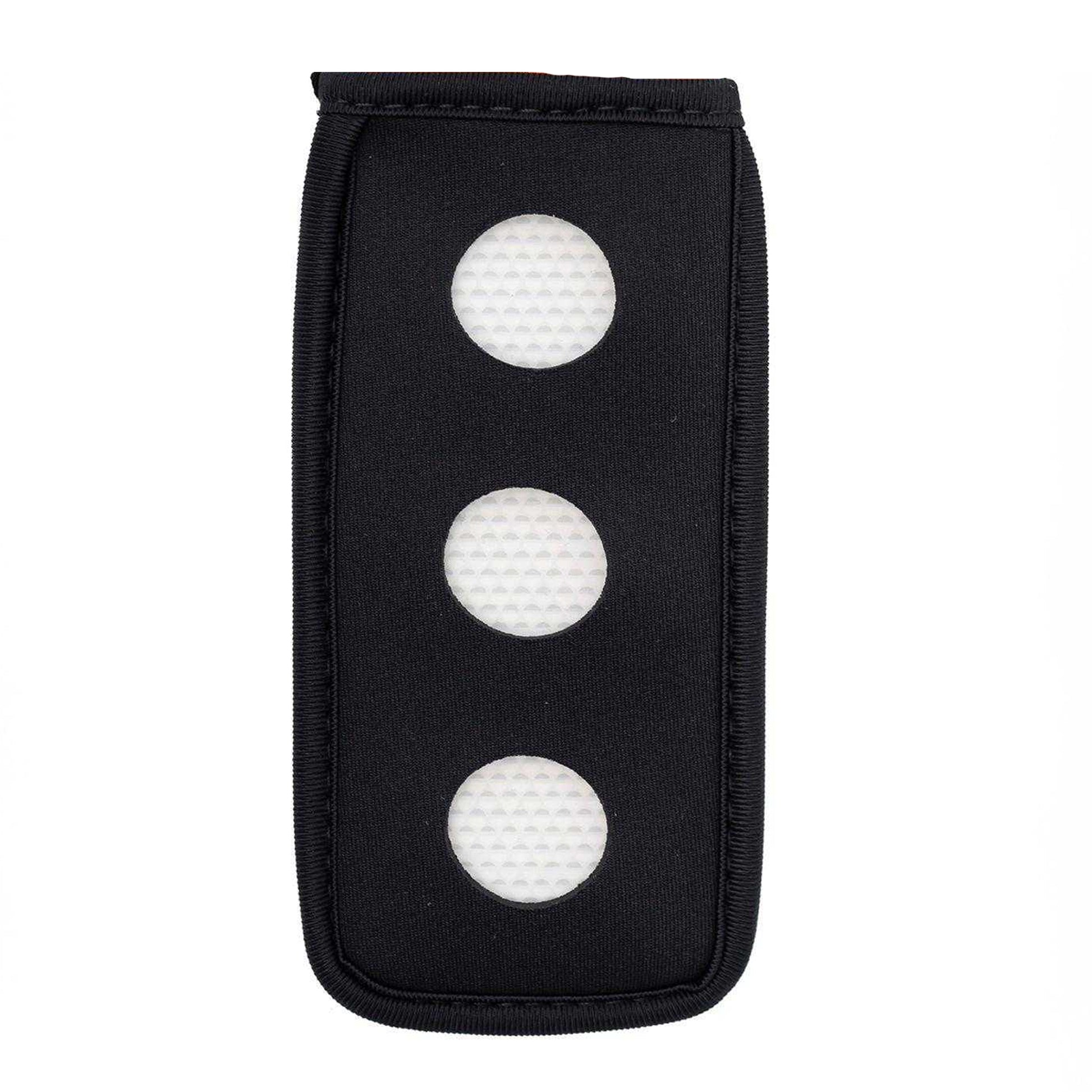 Black - Side - Harvey Makin Mad Man Neoprene Golf Ball Carry Bag