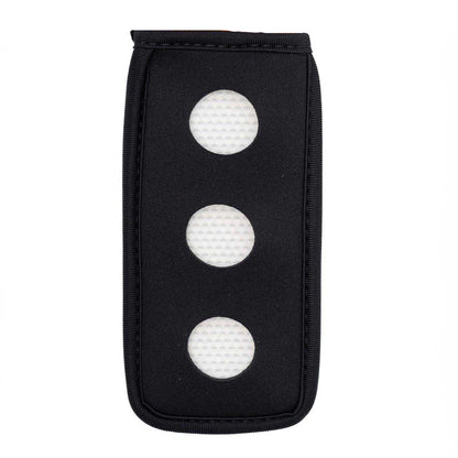 Black - Side - Harvey Makin Mad Man Neoprene Golf Ball Carry Bag