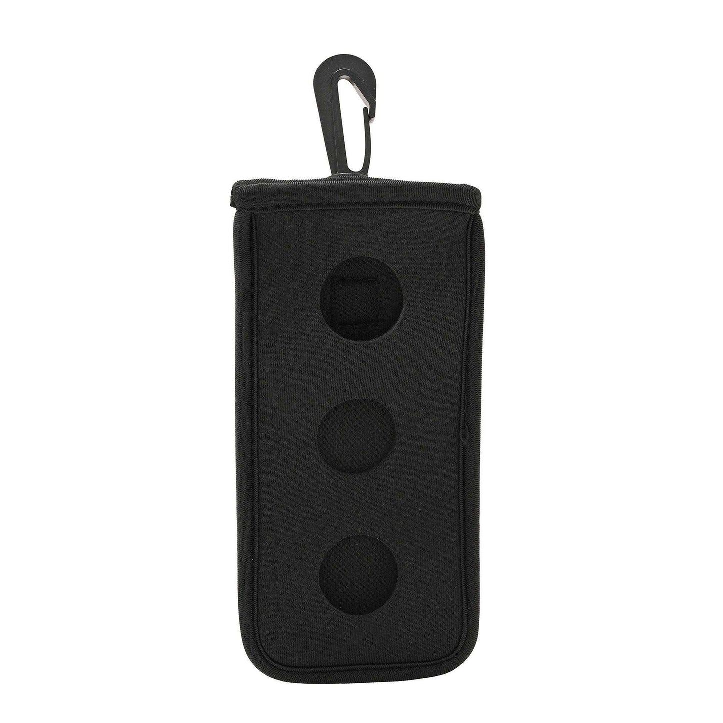 Black - Front - Harvey Makin Mad Man Neoprene Golf Ball Carry Bag