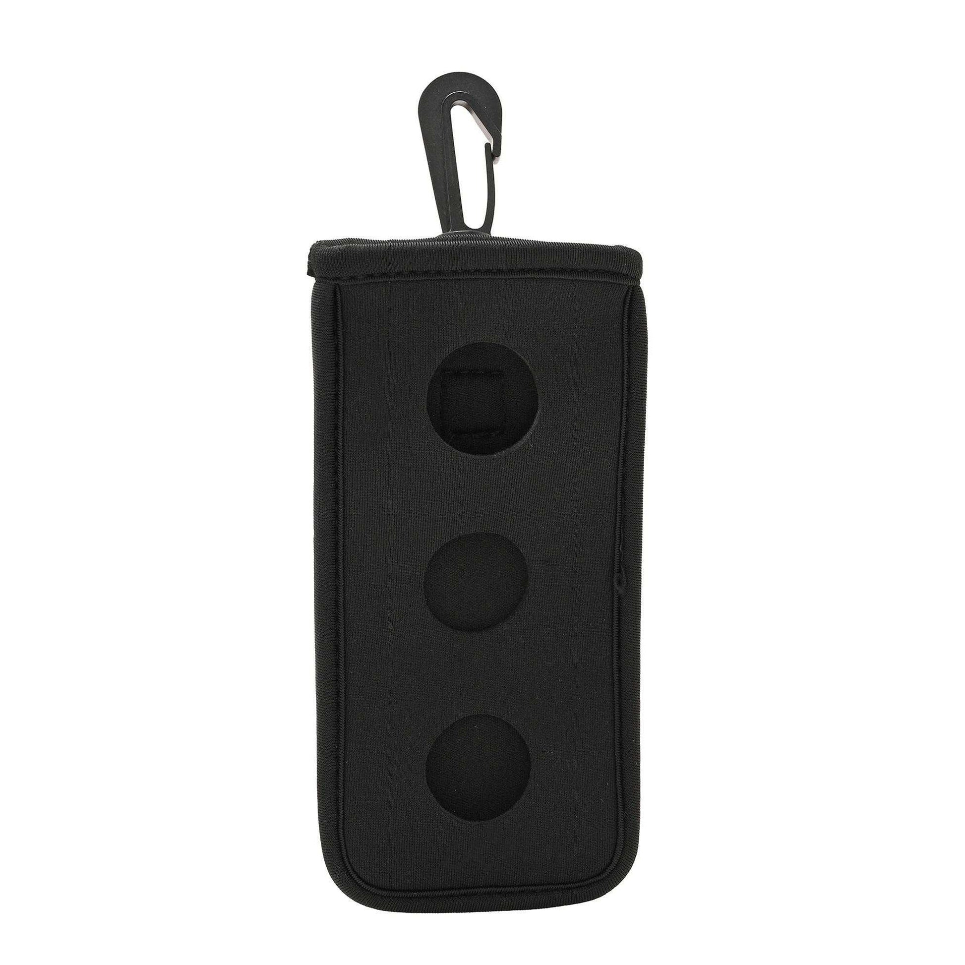Black - Front - Harvey Makin Mad Man Neoprene Golf Ball Carry Bag