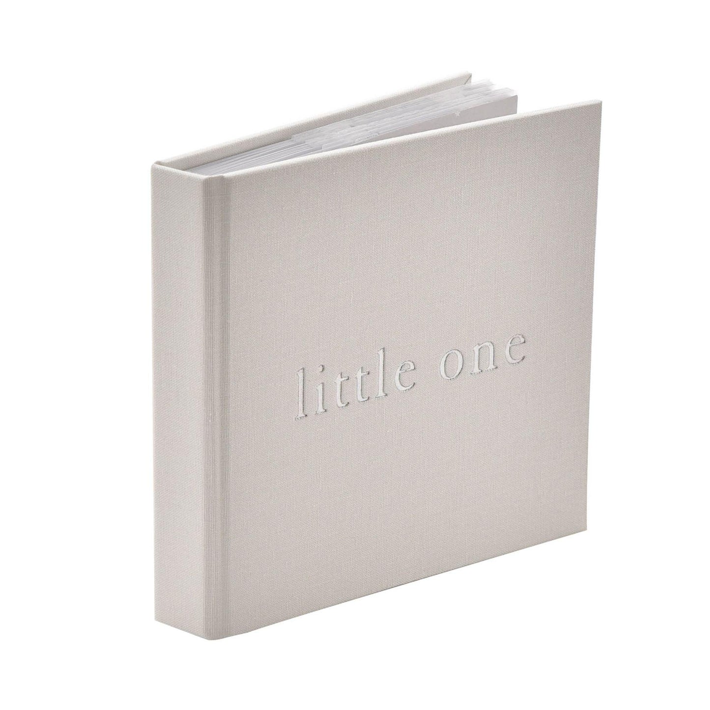 White - Back - Bambino Linen Photo Album - Little One