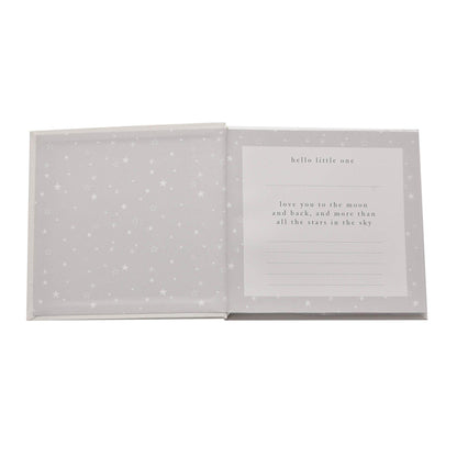 White - Side - Bambino Linen Photo Album - Little One