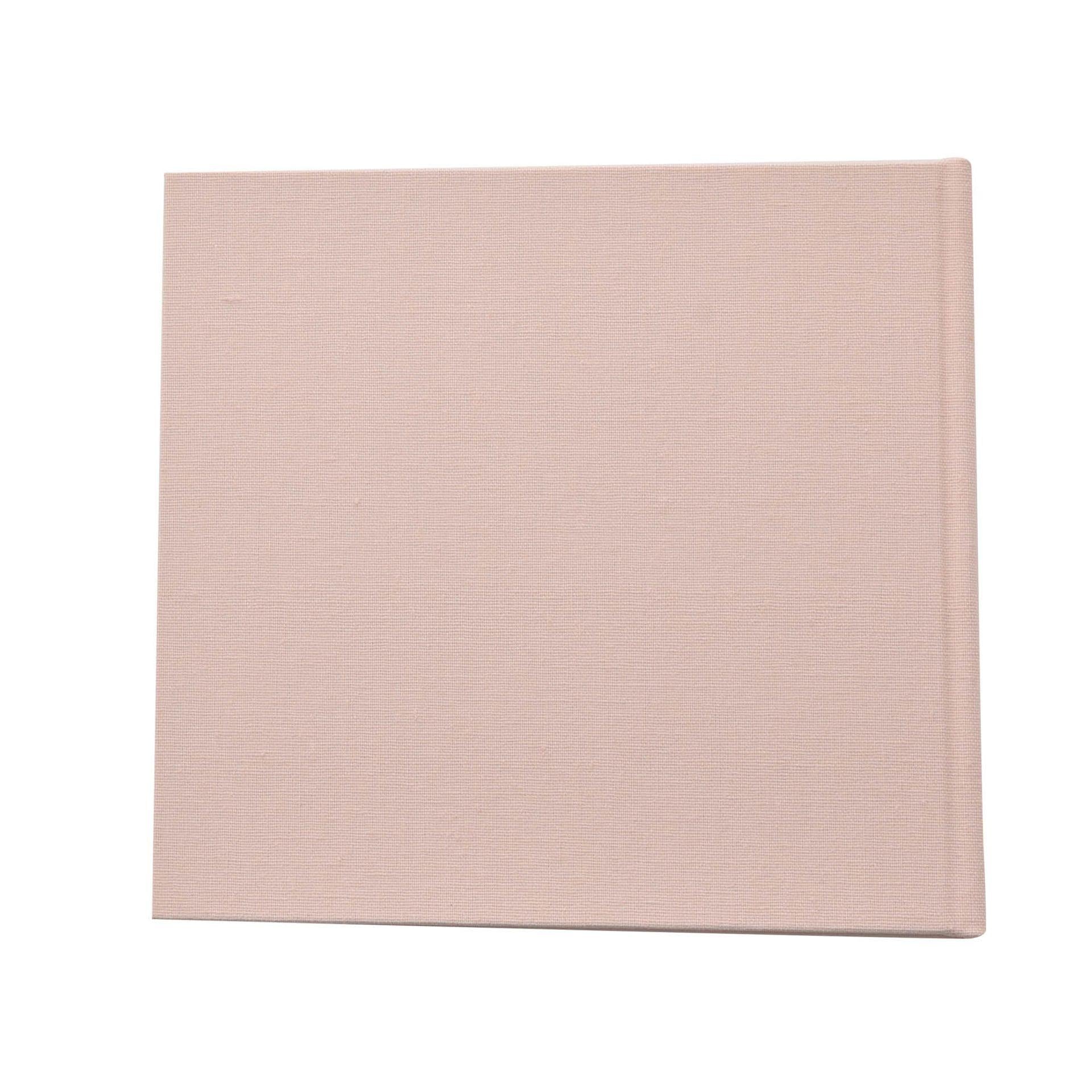 Pink - Pack Shot - Bambino Linen Photo Album - Little Lady