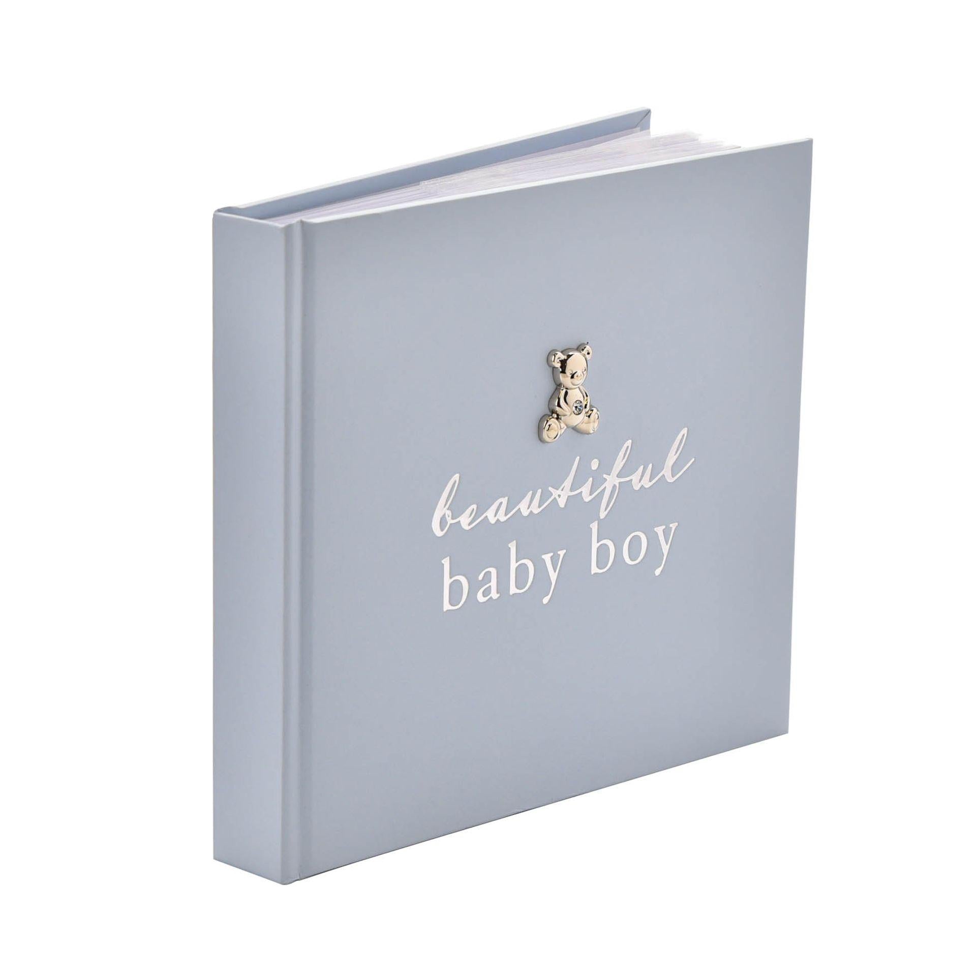 Blue - Back - Bambino Photo Album - Beautiful Baby Boy