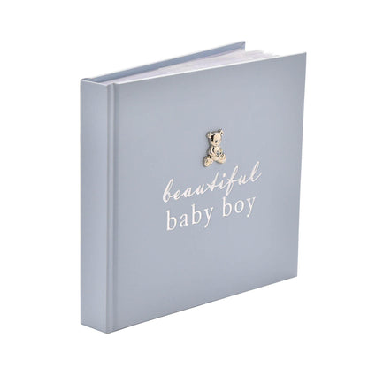 Blue - Back - Bambino Photo Album - Beautiful Baby Boy