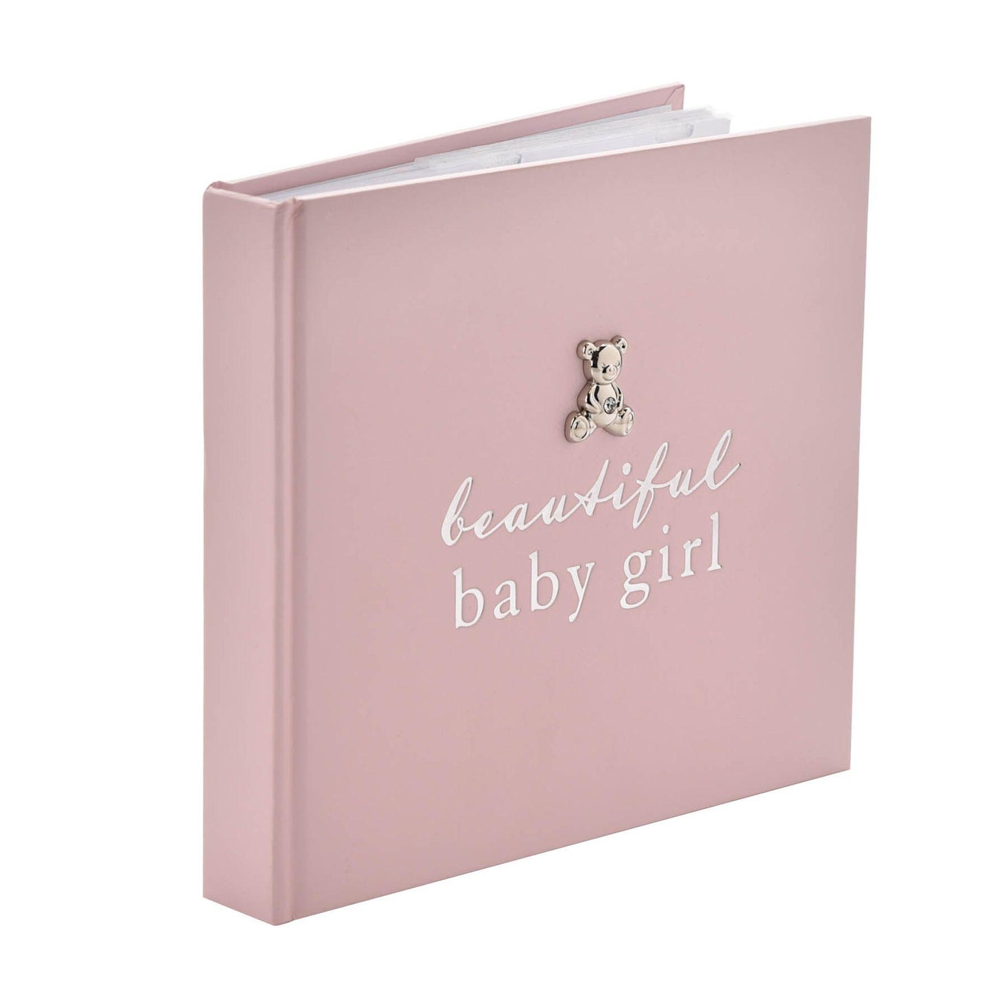 Pink - Back - Bambino Photo Album - Beautiful Baby Girl