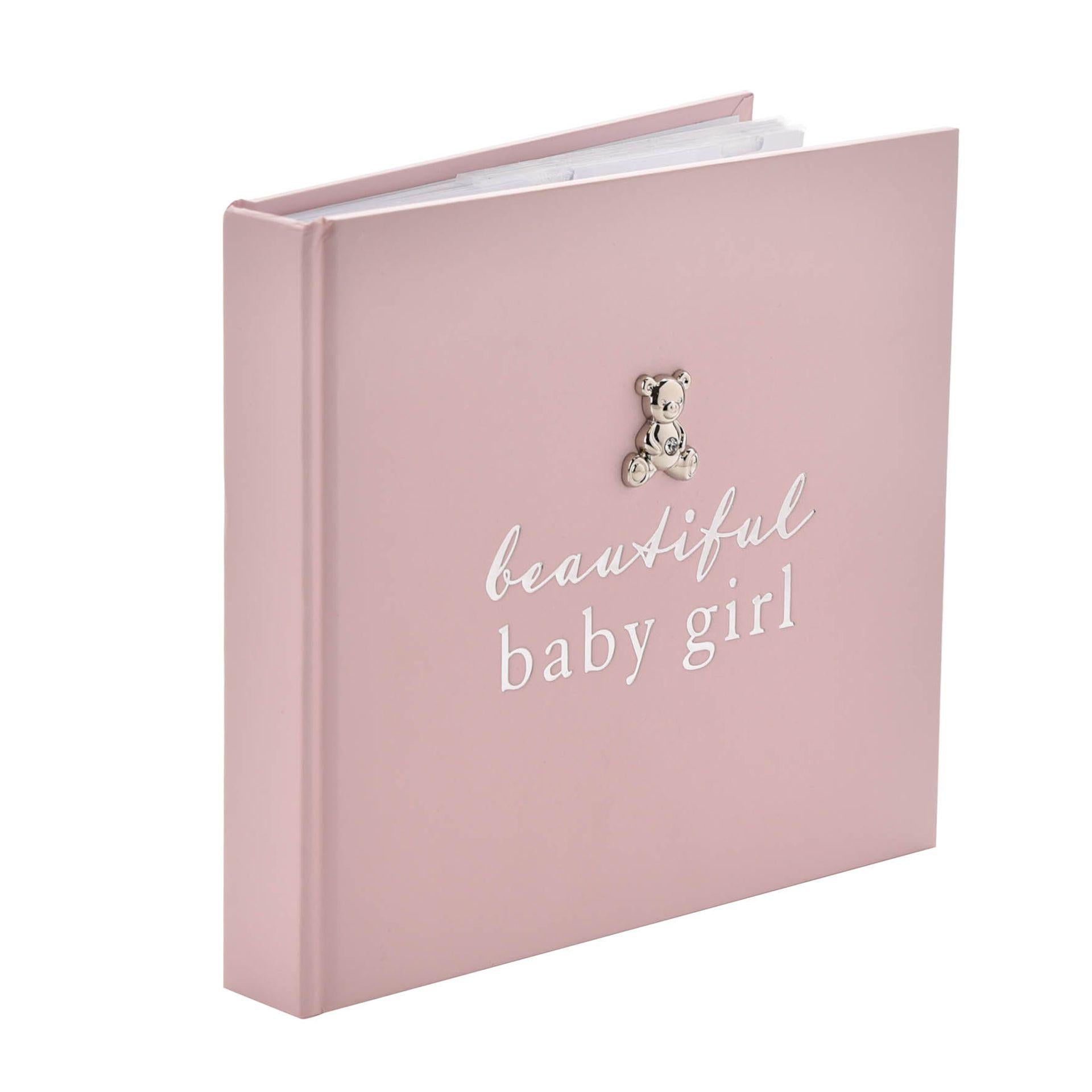 Pink - Back - Bambino Photo Album - Beautiful Baby Girl