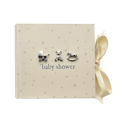 Ivory - Front - Bambino Photo Album 4 x 6 Baby Shower