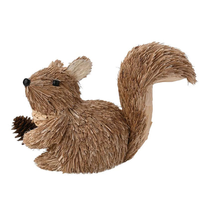 Brown - Back - Country Living Sitting Squirrel Christmas Decoration