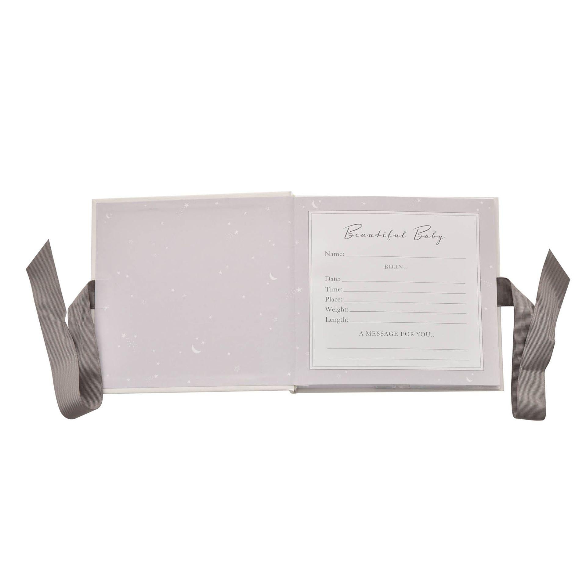 White - Side - Bambino Baby Photo Album Holds 50 4 x 6 Prints - Sometimes
