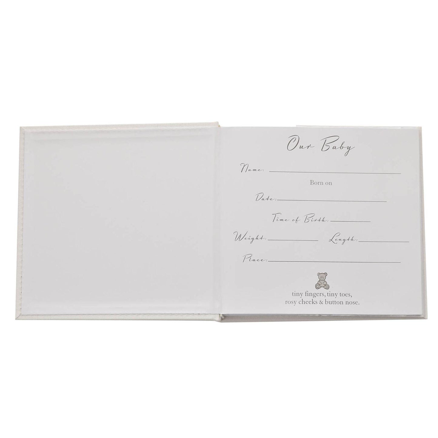 White - Lifestyle - Bambino 3 Icons Linen Fabric Album 50 prints 6 x 4