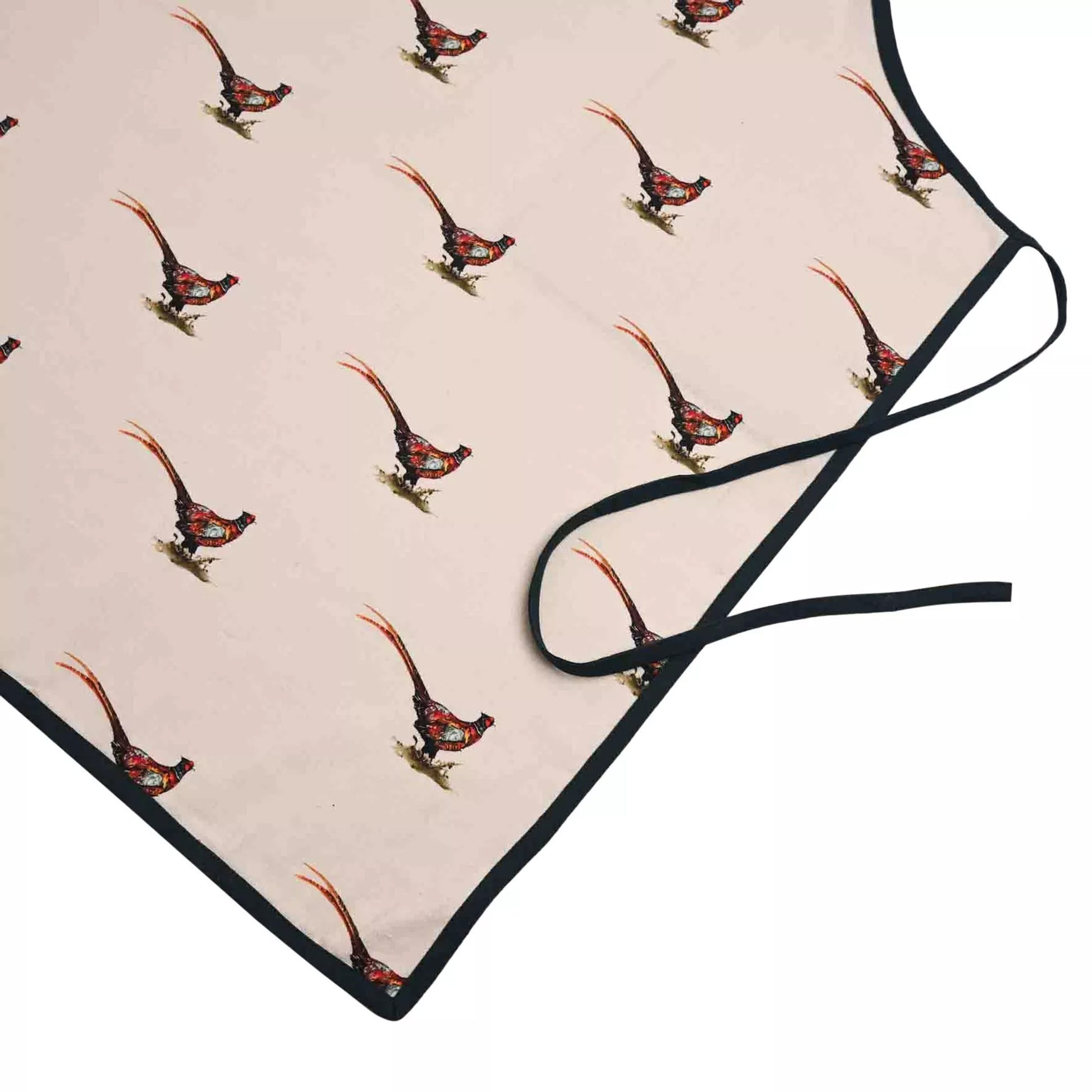 White - Back - Meg Hawkins Pheasant Cotton Apron