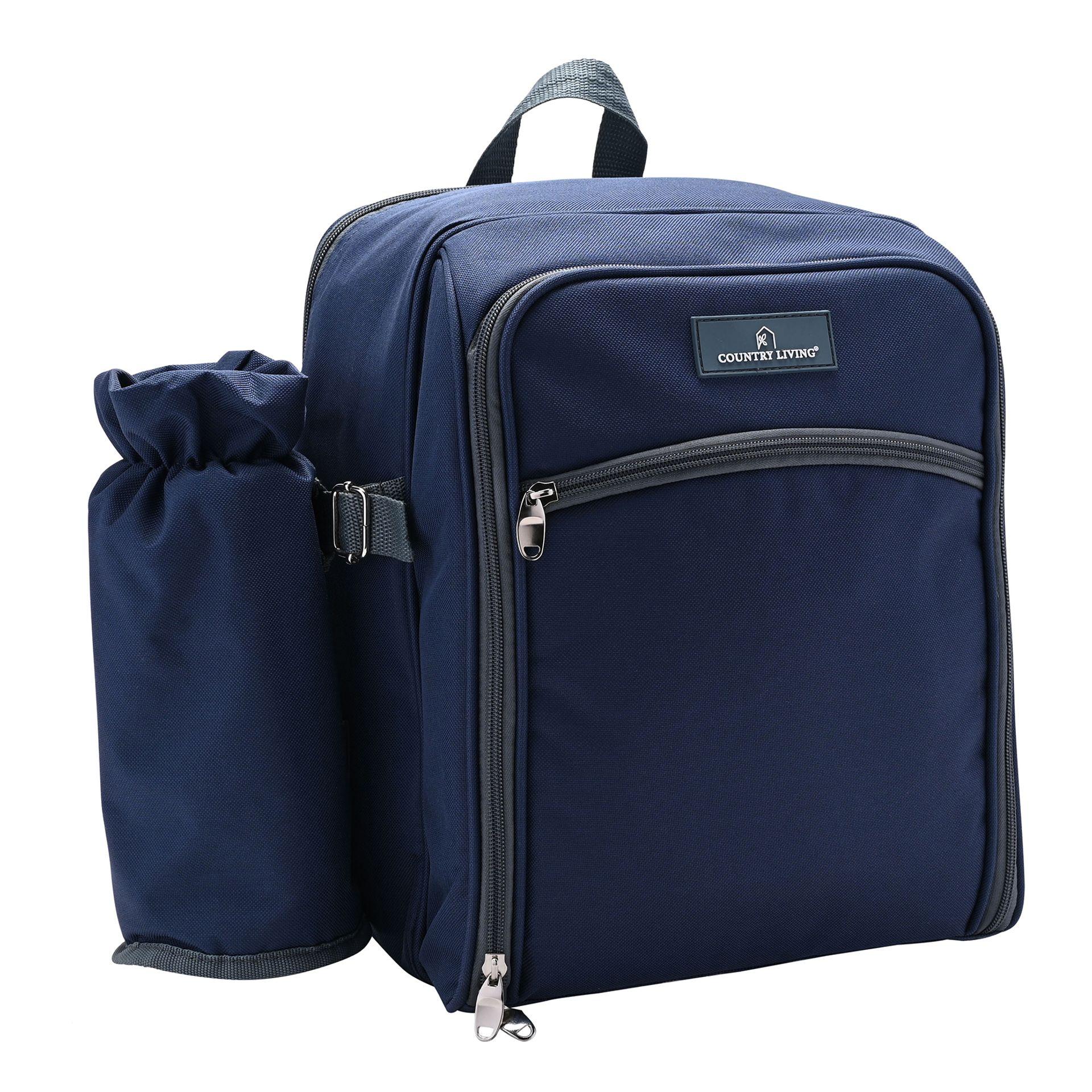 Navy Blue - Pack Shot - Country Living Picnic Backpack