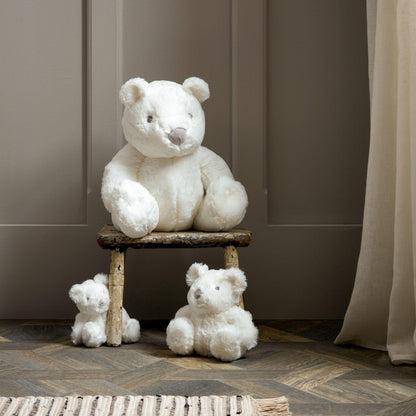 White - Pack Shot - Bambino White Plush Bear Large 31cm