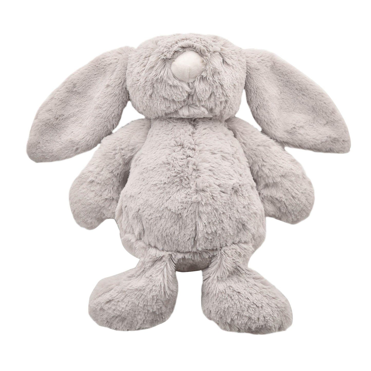 Grey - Side - Bambino Grey Plush Rabbit Large 31cm
