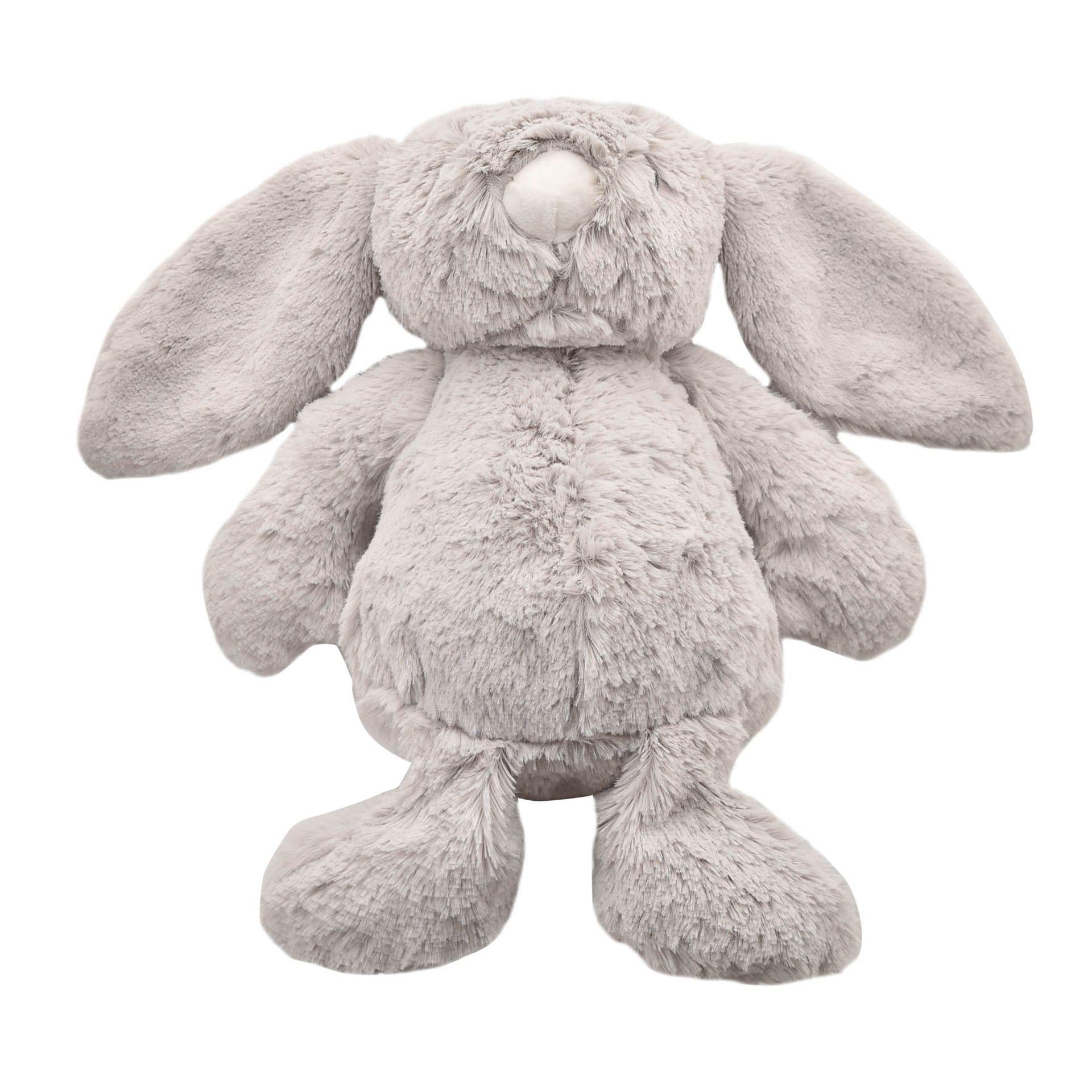 Grey - Side - Bambino Grey Plush Rabbit Large 31cm