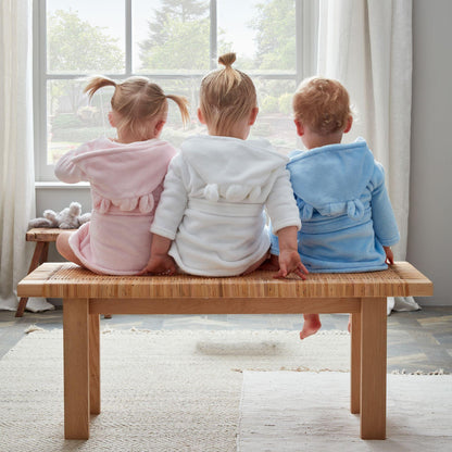 Pink - Lifestyle - Bambino Baby's First Dressing Gown - Pink 3-6 Months