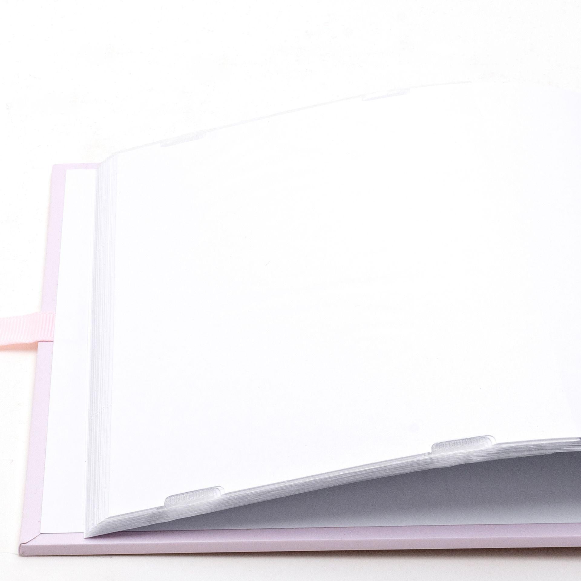 Pink - Side - Hello Baby Photo Album Carousel Design 'Lovely Baby Girl'
