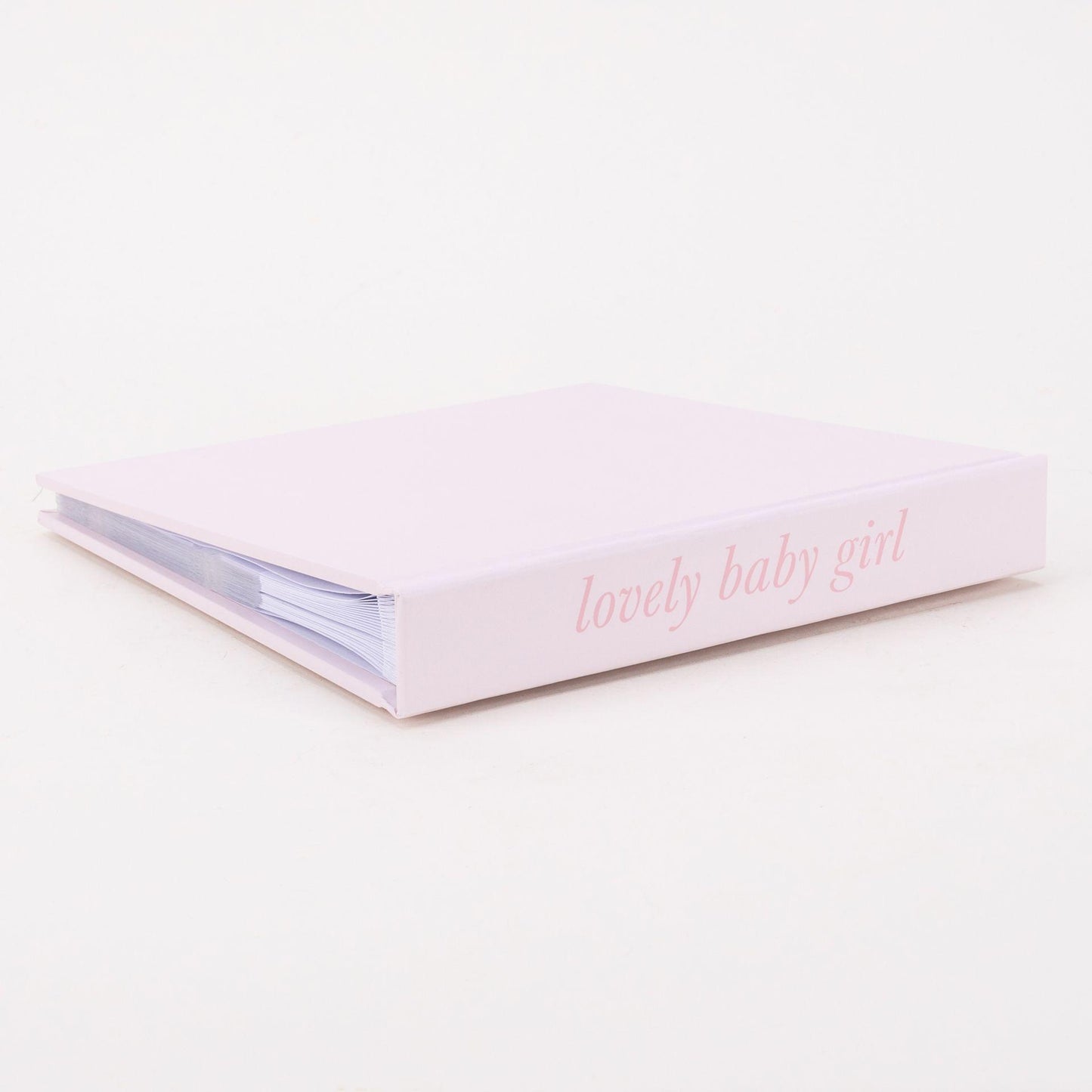 Pink - Lifestyle - Hello Baby Photo Album Carousel Design 'Lovely Baby Girl'