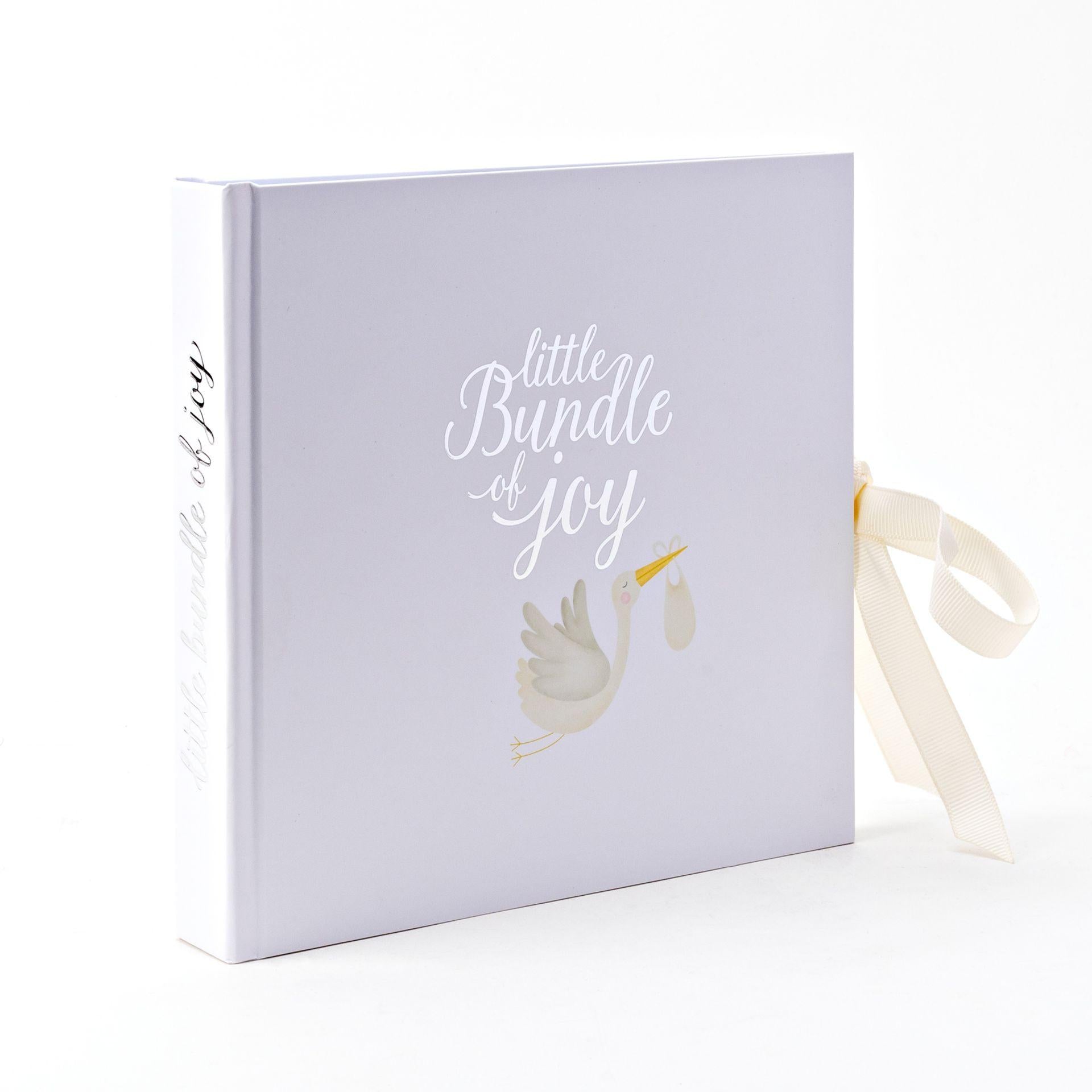 White - Back - Hello Baby Photo Album 'Little Bundle of Joy' *(24-12)*