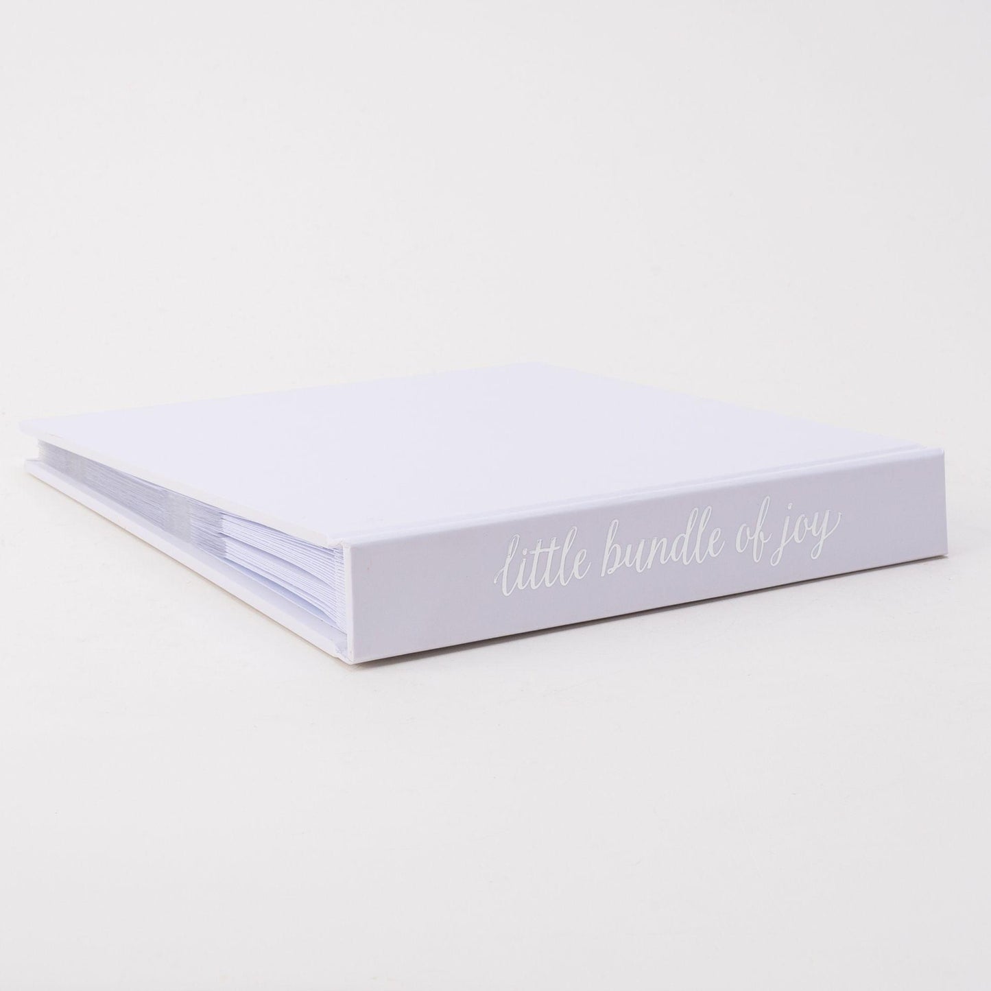 White - Side - Hello Baby Photo Album 'Little Bundle of Joy' *(24-12)*