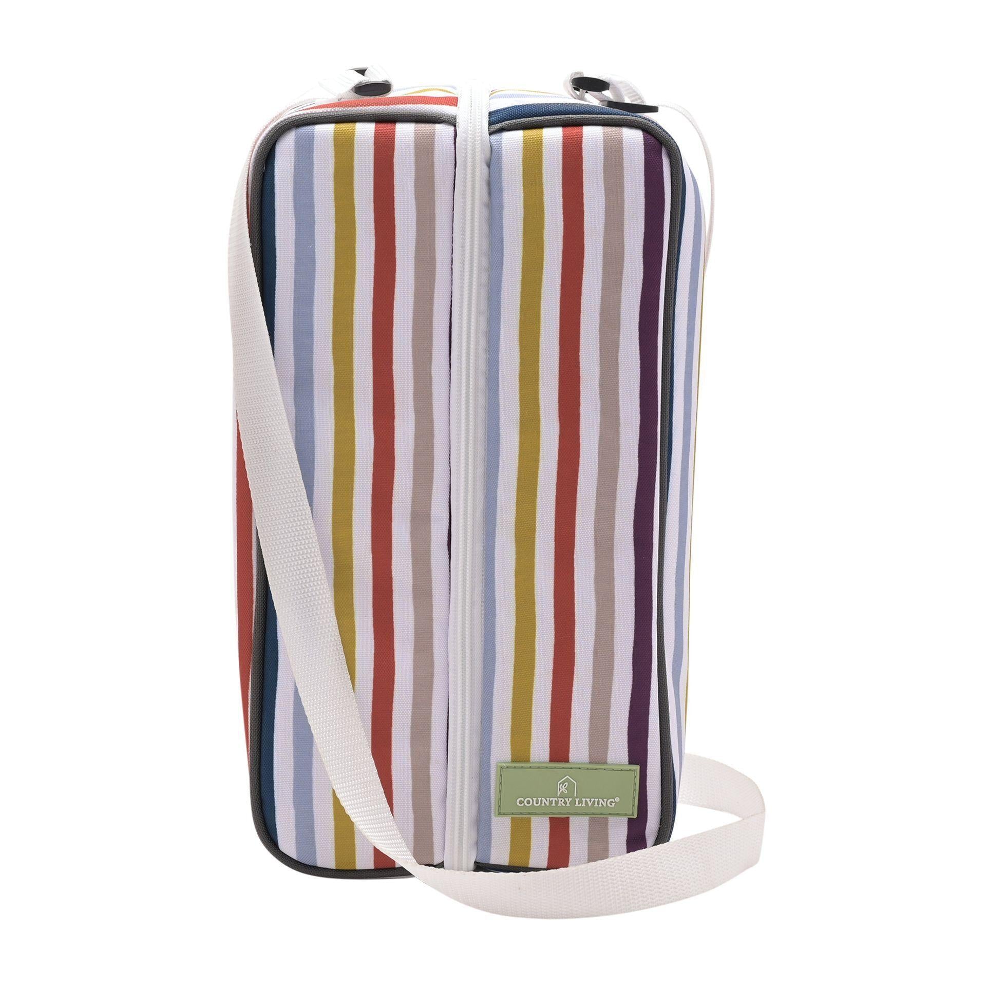 Multi-coloured - Back - Country Living 2-Person Wine Bag