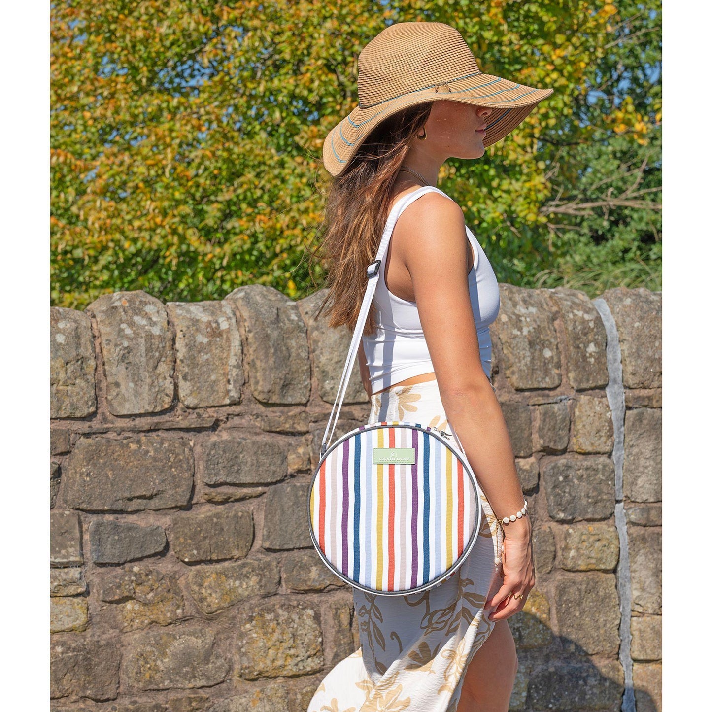 Multi-coloured - Side - Country Living 2-Person Picnic Bag