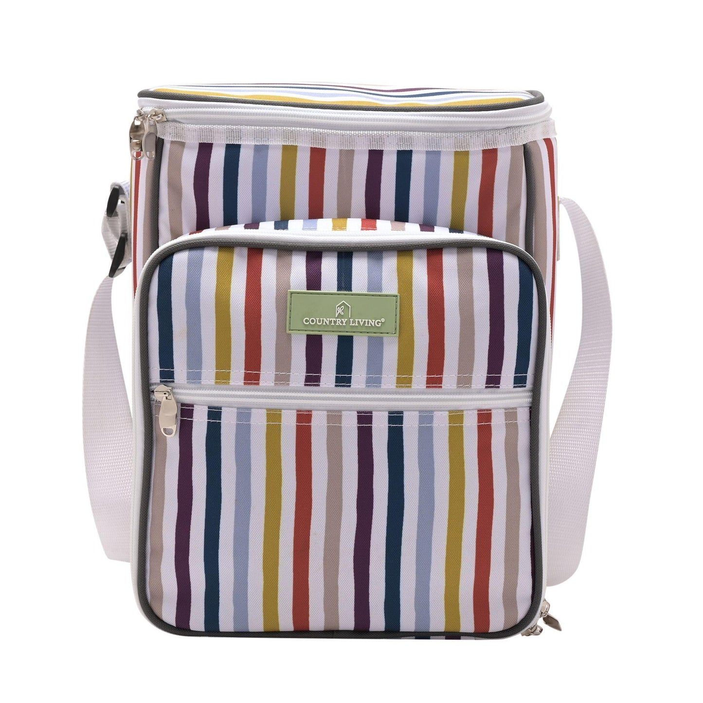 Multi-coloured - Back - Country Living 4-Person Picnic Bag