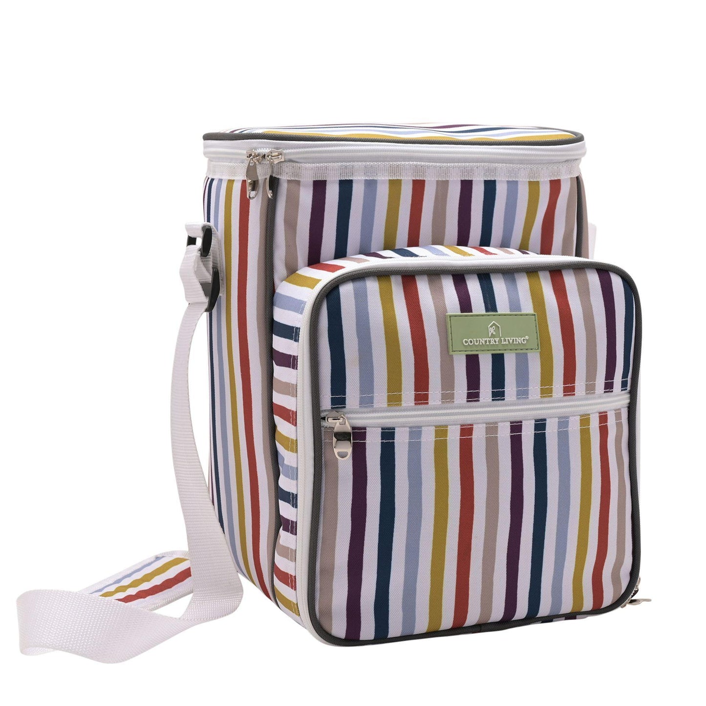 Multi-coloured - Side - Country Living 4-Person Picnic Bag