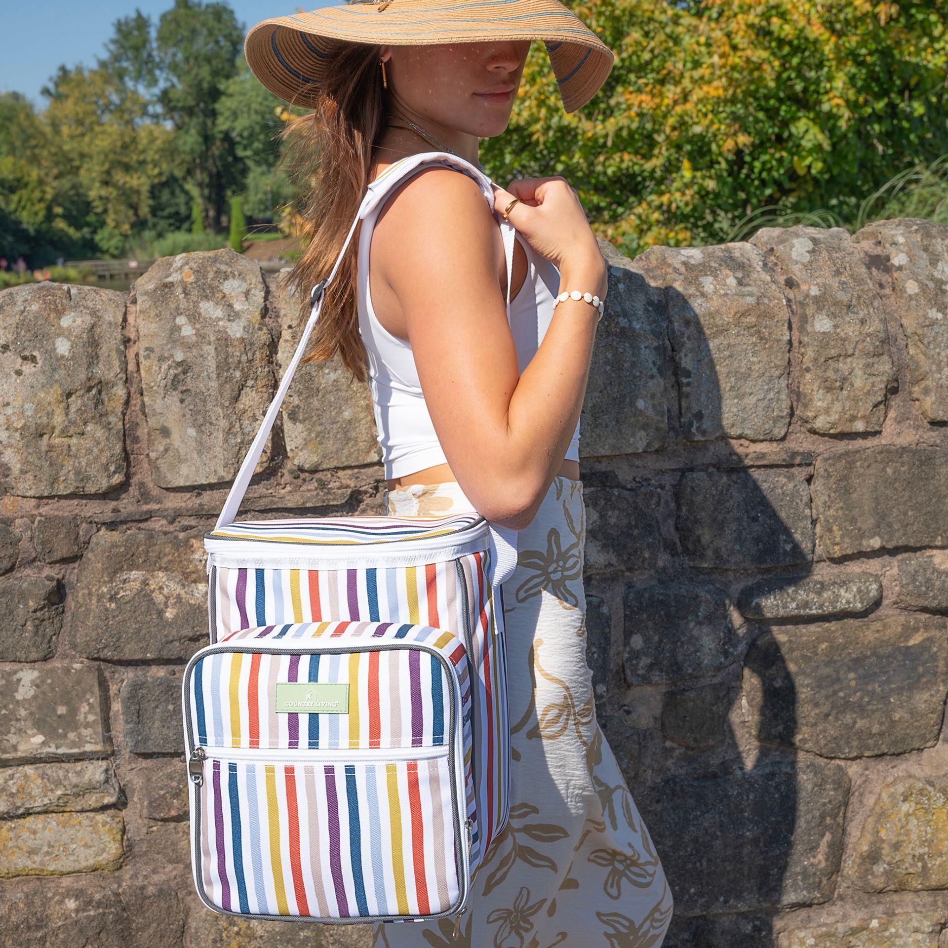 Multi-coloured - Pack Shot - Country Living 4-Person Picnic Bag