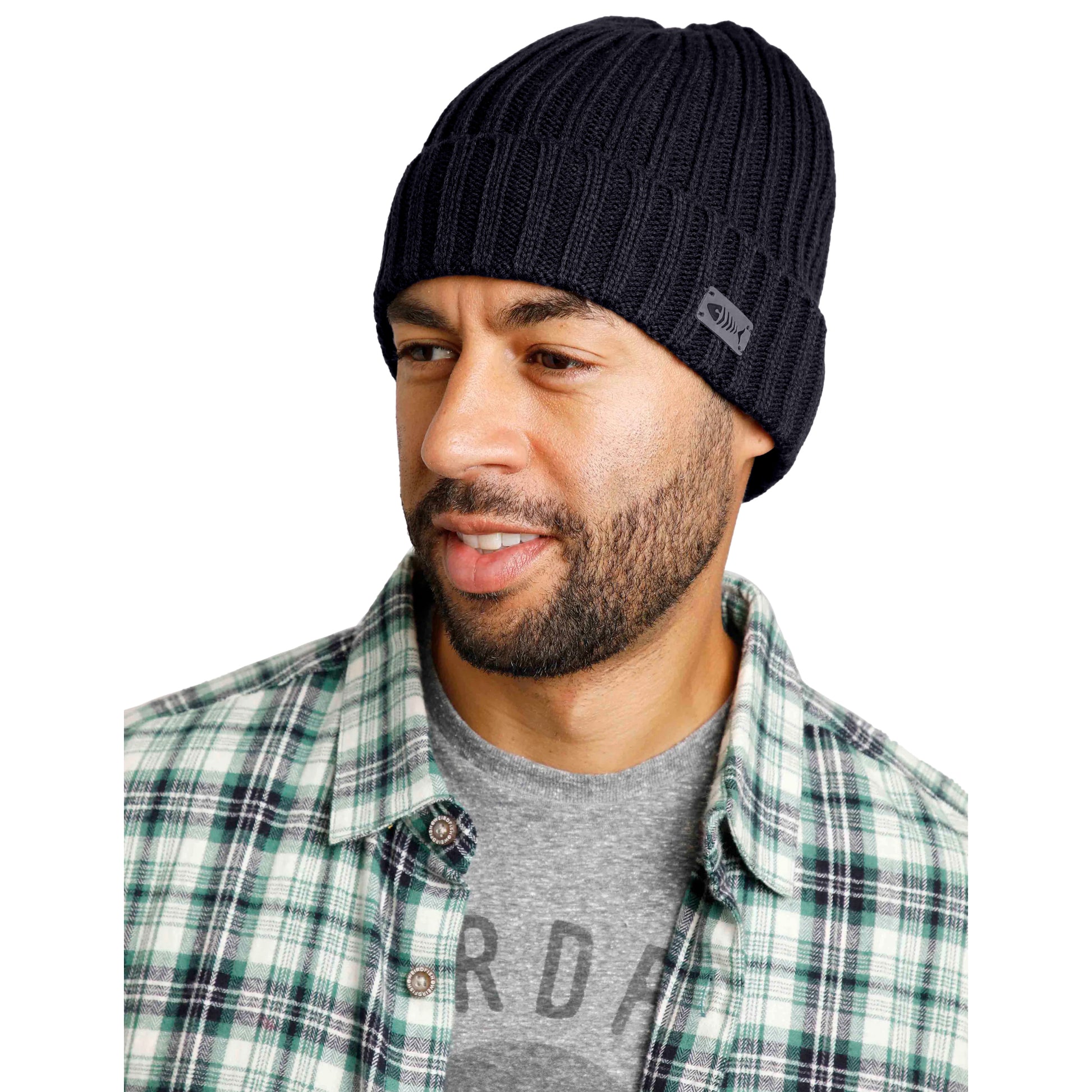 Midnight - Back - Weird Fish Unisex Adult Monreith Beanie