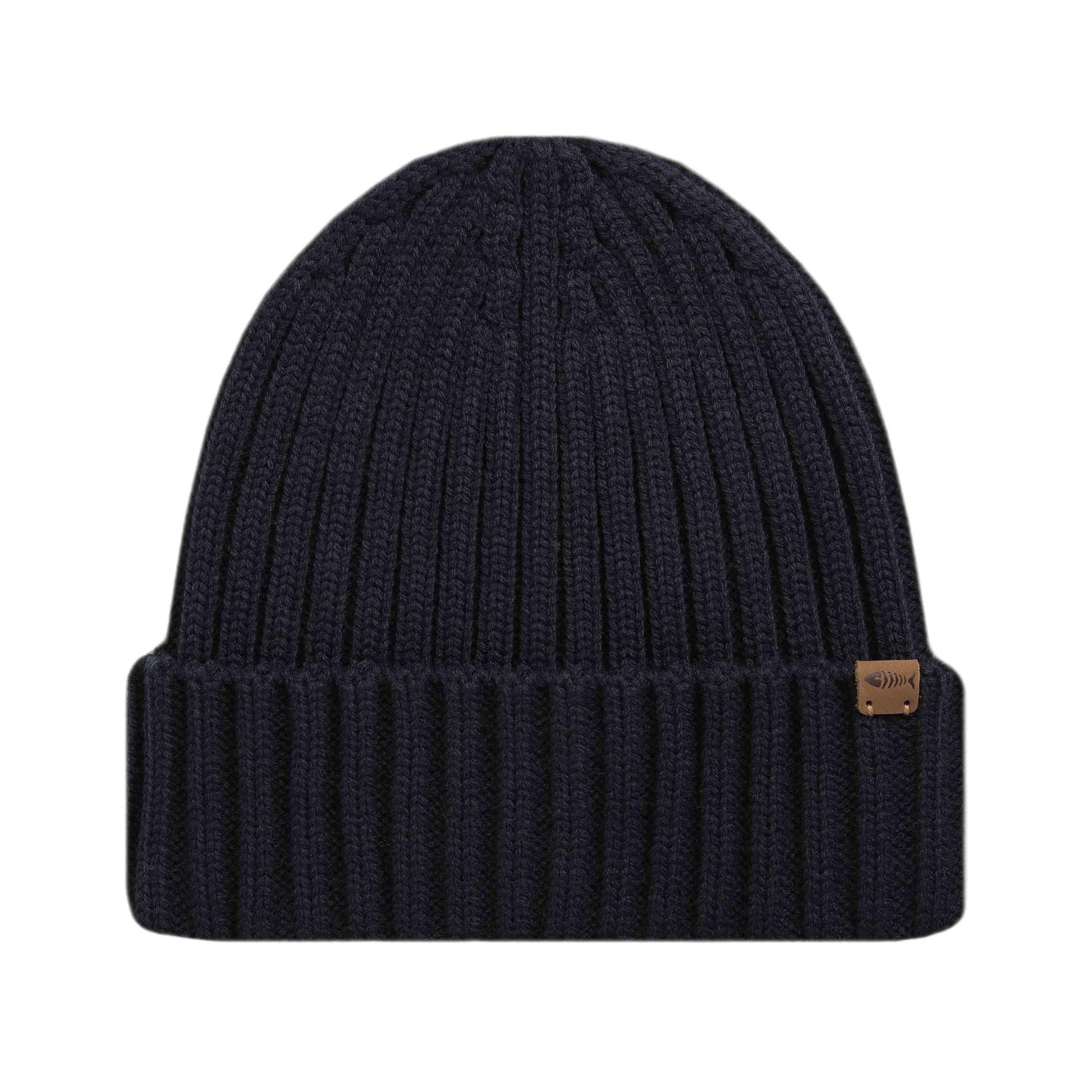 Midnight - Front - Weird Fish Unisex Adult Monreith Beanie