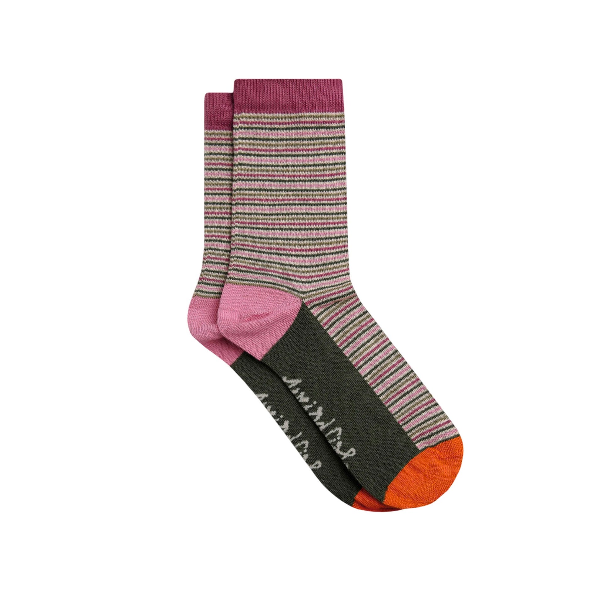 Olive Green - Lifestyle - Weird Fish Womens-Ladies Parade Patterned Socks (Pack of 3)