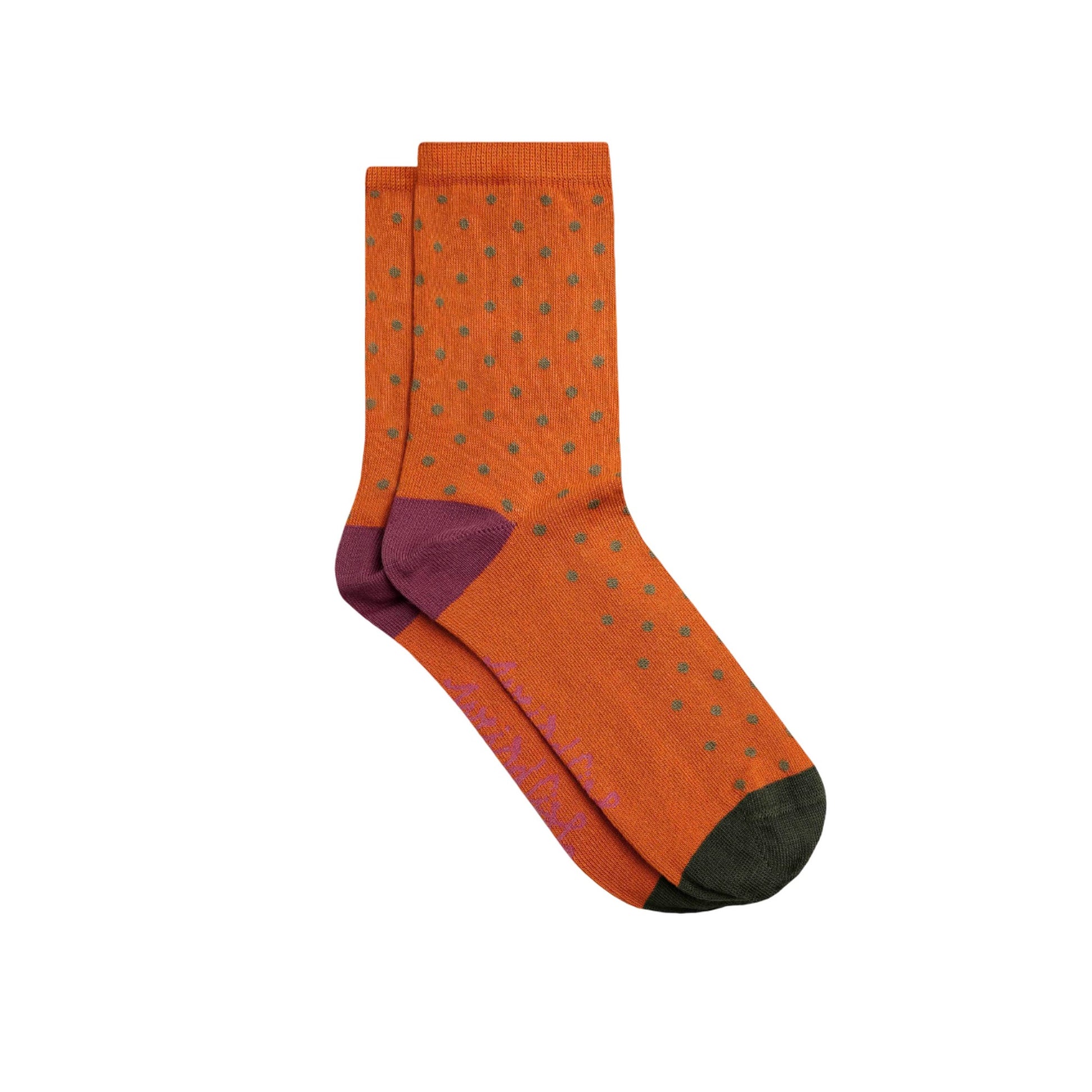 Brick Orange - Lifestyle - Weird Fish Womens-Ladies Parade Patterned Socks (Pack of 3)