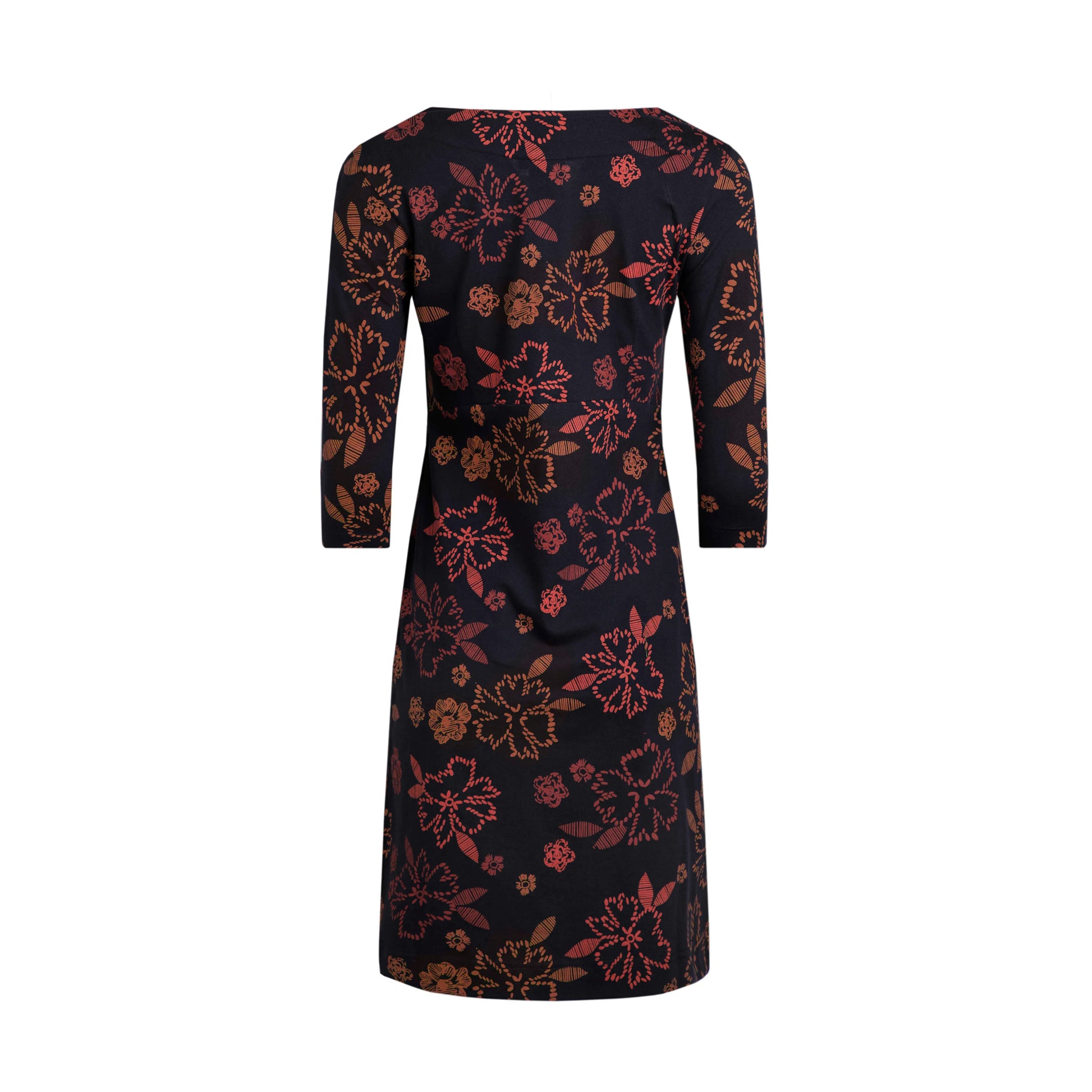 Nightshade - Back - Weird Fish Womens-Ladies Starshine Floral Organic Cotton Dress
