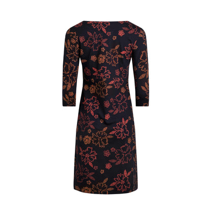 Nightshade - Back - Weird Fish Womens-Ladies Starshine Floral Organic Cotton Dress