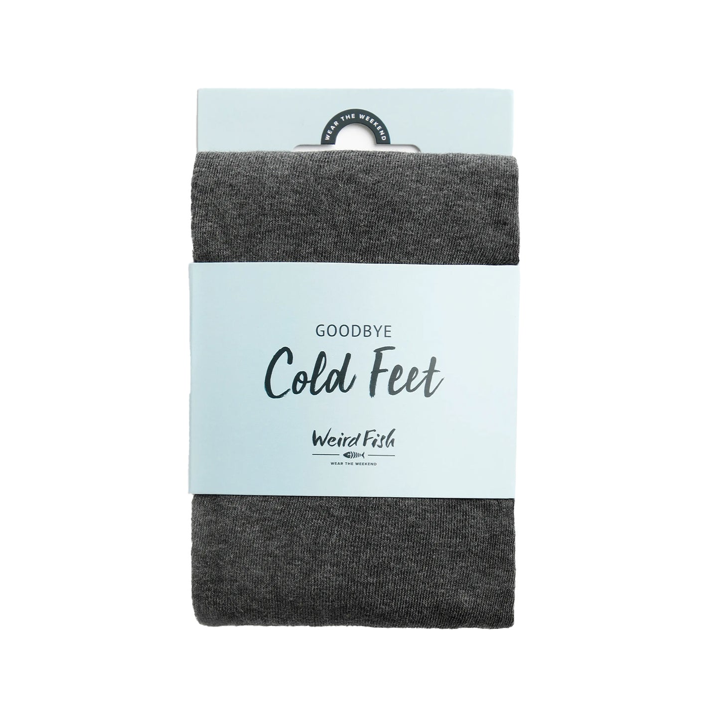 Charcoal Marl - Back - Weird Fish Womens-Ladies Una Plain Tights